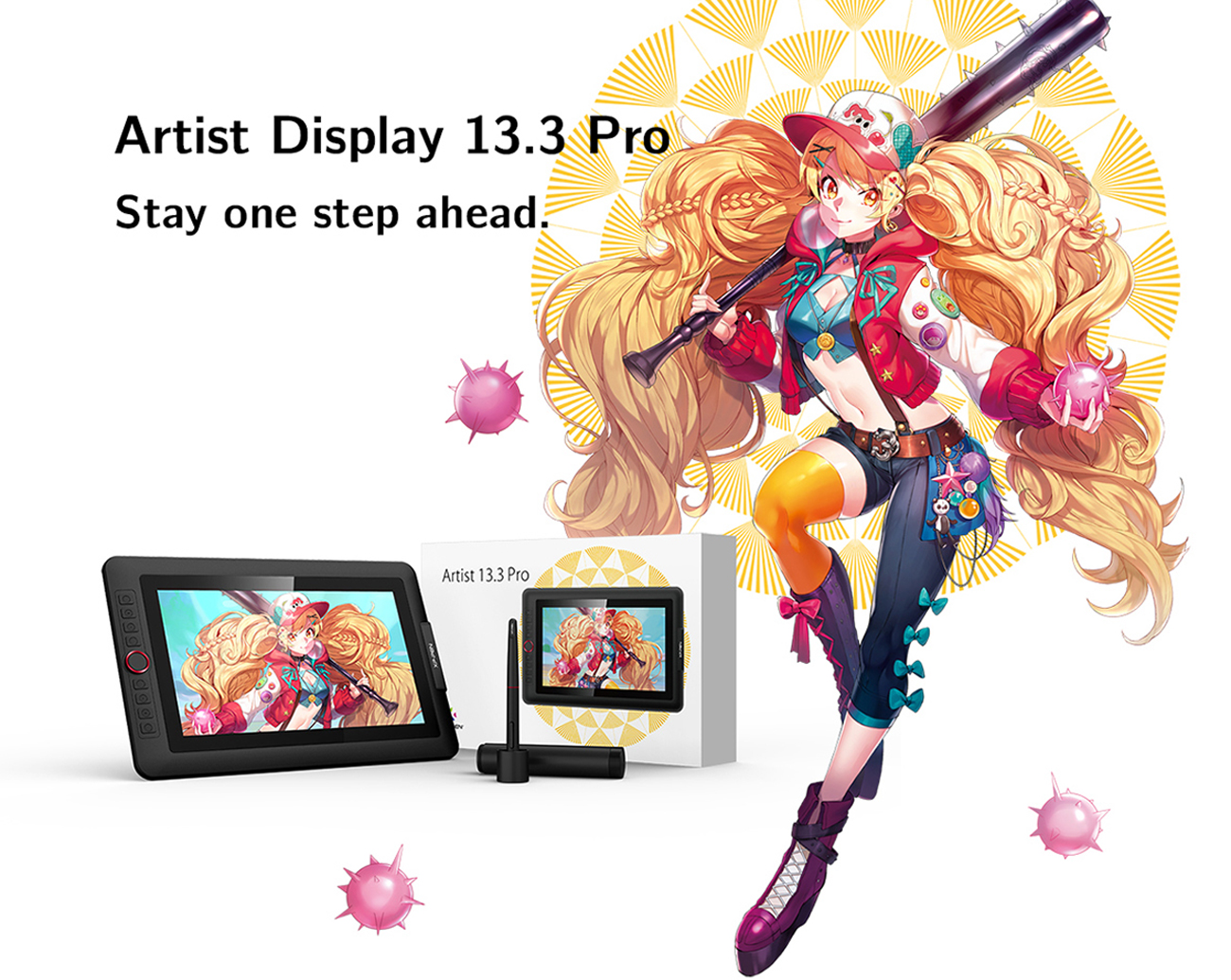 XP-PEN Artist13.3 Pro 13.3 Inch IPS Drawing Monitor Pen Display
